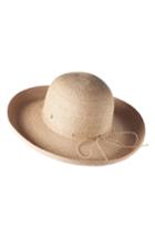 Women's Helen Kaminski Rolled Brim Raffia Hat - Brown