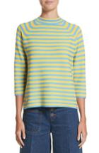 Women's Marc Jacobs Stripe Mock Neck Sweater - Yellow
