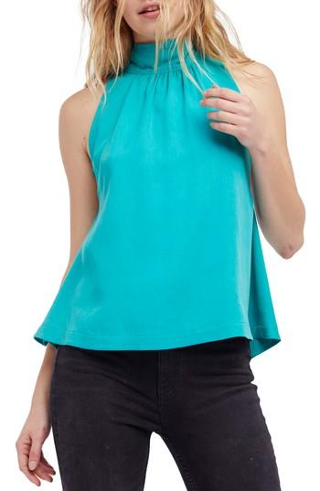 Women's Free People Palm Breeze Tank - Blue/green