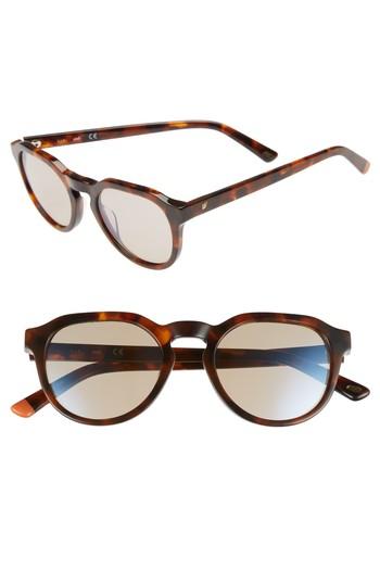 Women's Web 50mm Sunglasses - Dark Havana/ Gradient Brown
