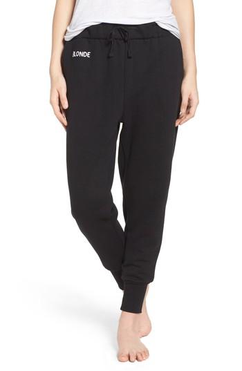 Women's Brunette The Label Blonde Lounge Pants - Black