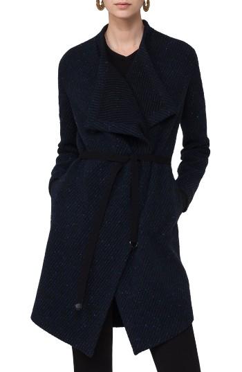 Women's Akris Punto Wool Blend Gabardine Coat
