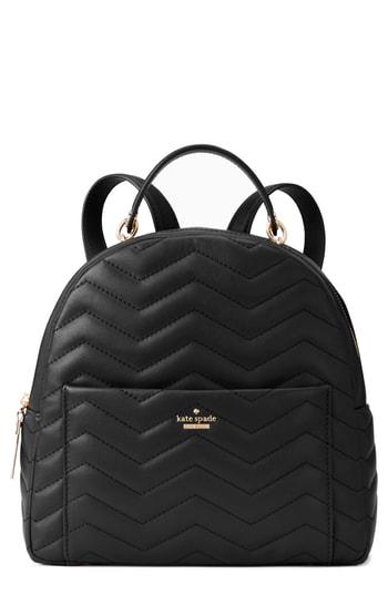 Kate Spade New York Reese Park - Ethel Leather Backpack - Black