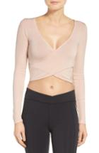 Women's Alo Ameilia Two-way Crop Top - Beige