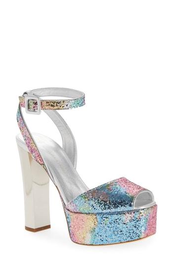 Women's Giuseppe Zanotti Lavinia Platform Sandal M - Purple