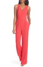 Women's Eliza J Cutout Back Jumpsuit - Red