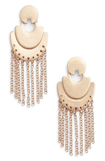 Women's Treasure & Bond Double Arc Fringe Chandelier Earrings