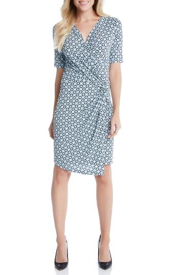 Women's Karen Kane Print Faux Wrap Dress