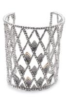 Women's Alexis Bittar Crystal Spiked Lattice Cuff