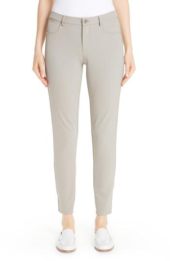 Women's Lafayette 148 New York Mercer Acclaimed Stretch Skinny Pants (similar To 14w) - Grey