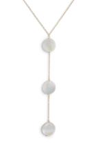 Women's Marida Row Mother Of Pearl Y-necklace