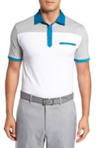 Men's Bobby Jones R18 Rizzo Colorblock Polo, Size - White