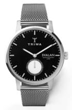 Women's Triwa Ebony Svalan Mesh Strap Watch, 34mm