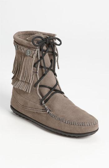 Minnetonka 'double Fringe Tramper' Boot Womens
