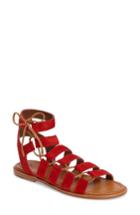 Women's Frye Blair Ghillie Sandal .5 M - Red
