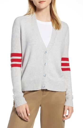 Women's 1901 Preppy V-neck Cardigan - Grey