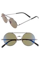Men's Cutler And Gross 49mm Polarized Round Sunglasses -