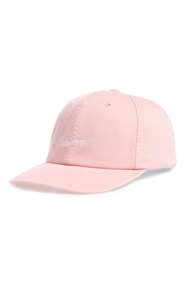 Men's Hurley Enjoy Embroidered Ball Cap - Pink
