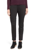 Women's Eileen Fisher Mixed Media Slim Leg Pants