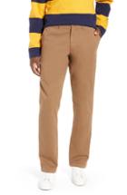 Men's 1901 Fremont Flat Front Slim Fit Stretch Chino Pants X 32 - Brown