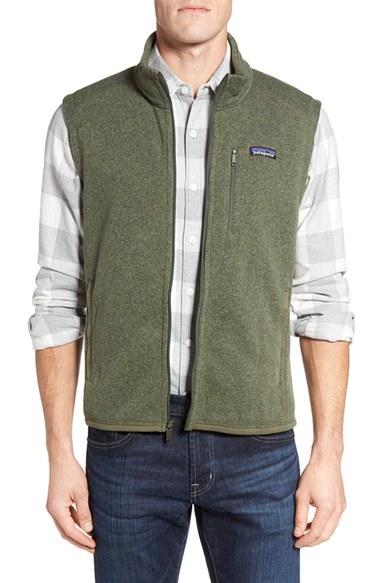 Men's Patagonia 'better Sweater' Zip Front Vest - Green
