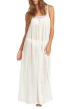 Women's Billabong Lace Trim Maxi Cover-up Dress - White
