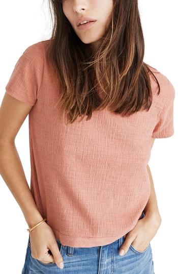 Women's Madewell Verse Tie Back Top, Size - Pink