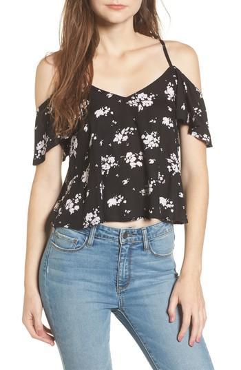 Women's Rip Curl Lakehouse Cold Shoulder Top - Black