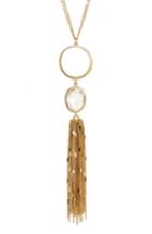 Women's Kate Spade New York 'cascade' Fringe Pendant Necklace