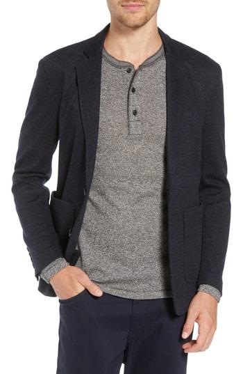 Men's Billy Reid Dylan Knit Sport Coat R - Blue