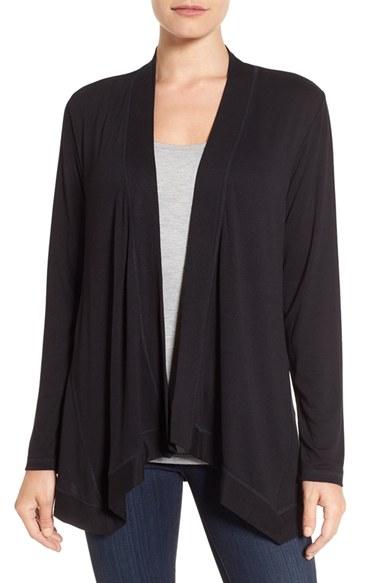 Women's Bobeau Exposed Topstitch Cardigan