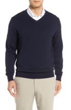 Men's Cutter & Buck Lakemont V-neck Sweater, Size - Blue