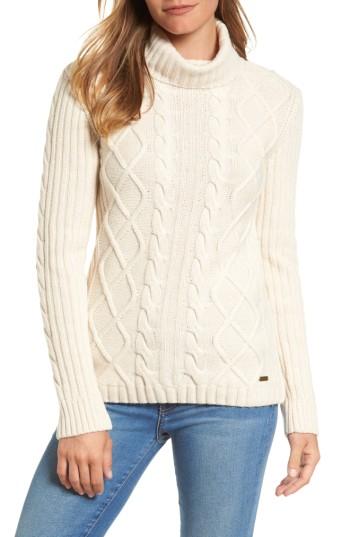 Women's Barbour Fraser Sweater Us / 8 Uk - Beige