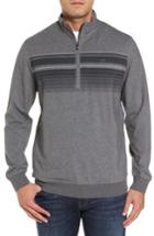 Men's Travis Mathew Ed Quarter Zip Pullover, Size - Grey