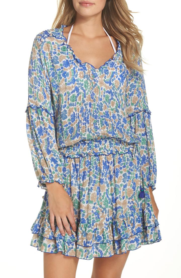 Women's Poupette St. Barth Ilona Cover-up Dress - Blue