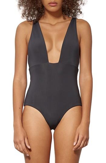 Women's Mara Hoffman Audrey One-piece Swimsuit - Black