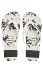 Men's Havaianas Top Stripes Flip Flop /8 M - White