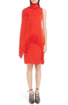 Women's Givenchy Fringe One-shoulder Dress