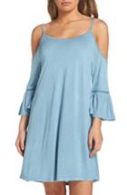 Women's Leith Cold Shoulder Cover-up Dress - Blue