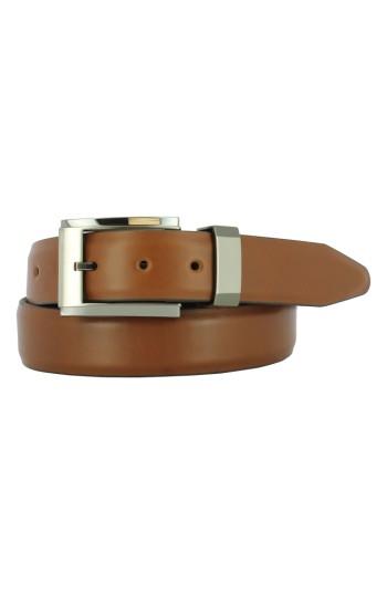 Men's Remo Tulliani Luke Leather Belt - Tan