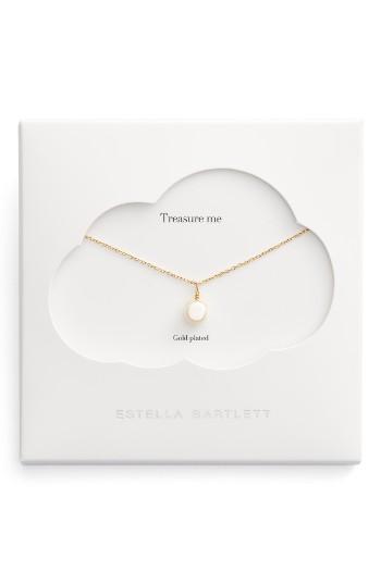Women's Estella Bartlett Treasure Me Pearl Necklace