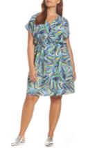Women's Halogen Faux Wrap Dress, Size - Green