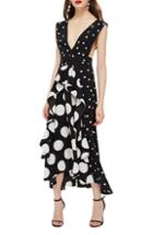 Women's Jenny Yoo Dina V-neck Satin Crepe Gown (similar To 14w) - Black