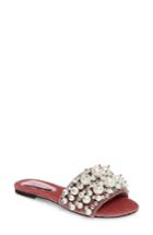 Women's Jeffrey Campbell Facil Embellished Slide Sandal M - Pink
