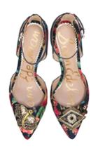 Women's Sam Edelman Tabby Embellished Pump .5 M - Blue