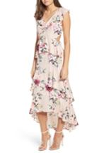 Women's Leith Ruffle High/low Maxi Dress, Size - Pink