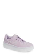 Women's Nike Air Force 1 Sage Low Platform Sneaker M - Purple