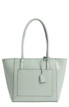 Lodis Audrey Under Lock & Key - Medium Margaret Rfid Leather Tote With Zip Pouch - Green