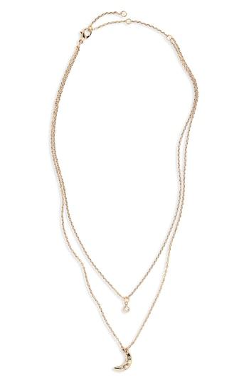 Women's Bp. Layered Moon Necklace