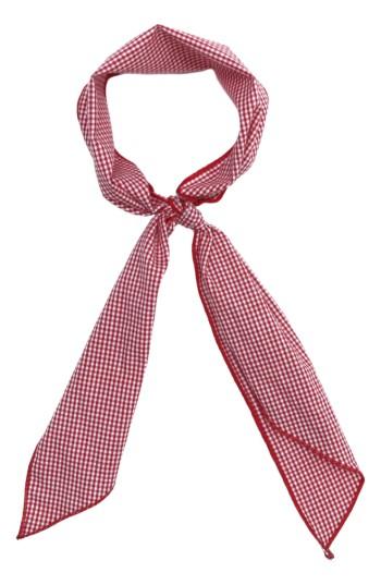 Women's Donni Charm Gigi Gingham Scarf, Size - Red